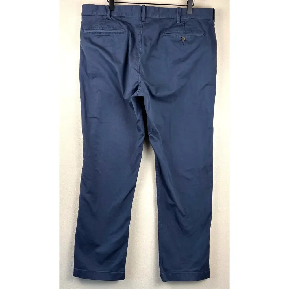 J.Crew Straight Fit Flex Chino Pant W 38 L32 Overcast Blue